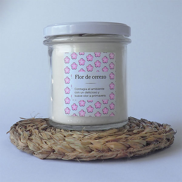 Vela de Flor de Cerezo