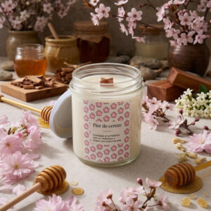 Vela de Flor de Cerezo