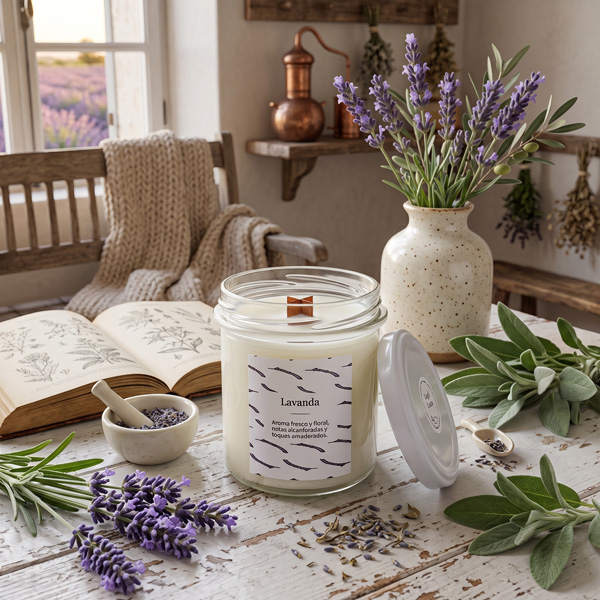 Vela de Lavanda